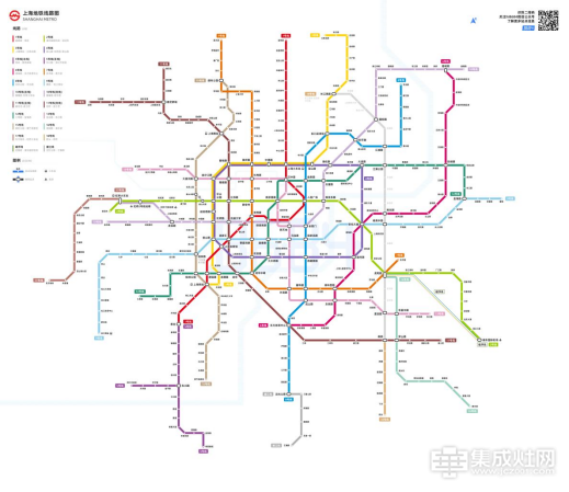 上海地铁换乘图