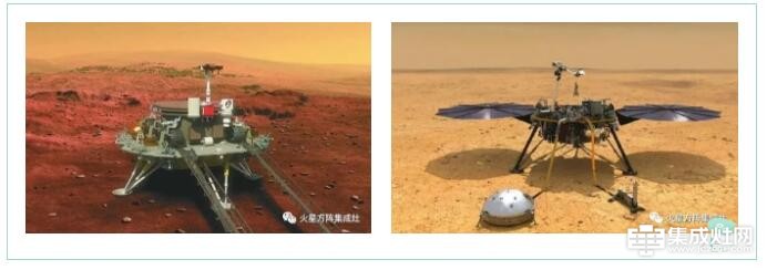 火星方阵代表“火星系集成灶”预祝我国成功登录火星 加油