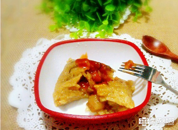 干贝虾仁肉粽
