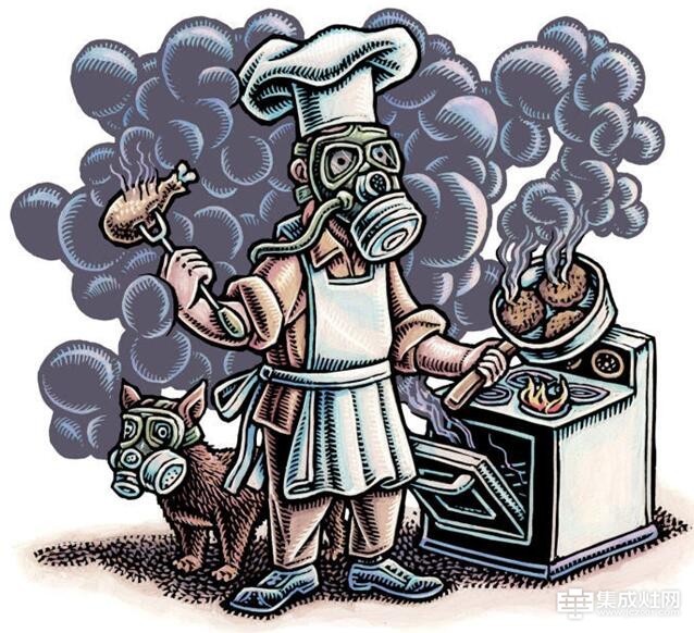 烹饪使用集成灶 厨房油烟说“拜拜”