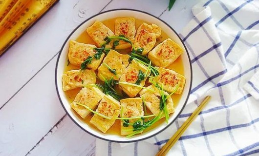 生能集成灶：豆腐酿肉的做法步骤 简单易做 一大盘都不够吃
