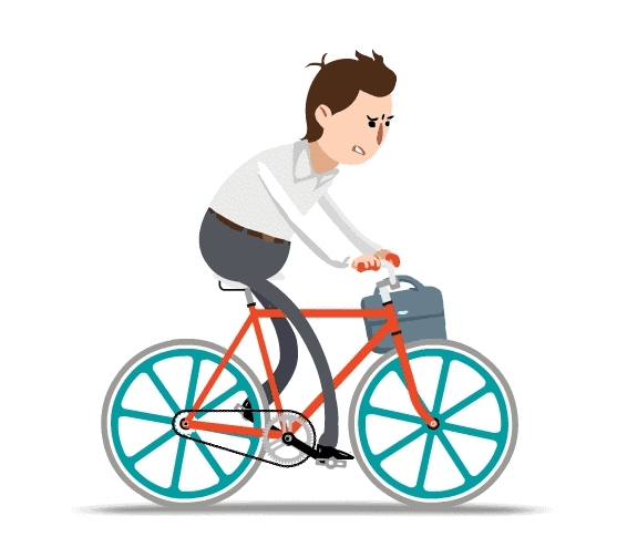 骑自行车表情包动图图片